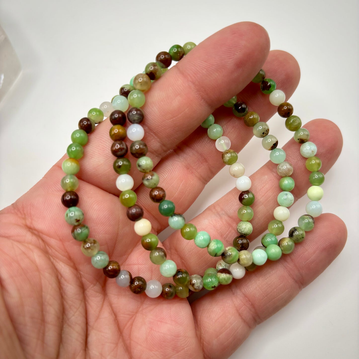 Chrysoprase Bracelets (4mm)