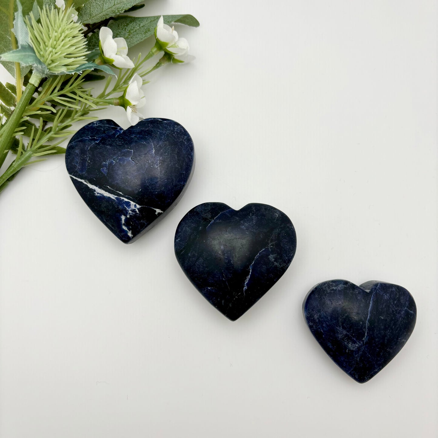 HQ Sodalite Hearts