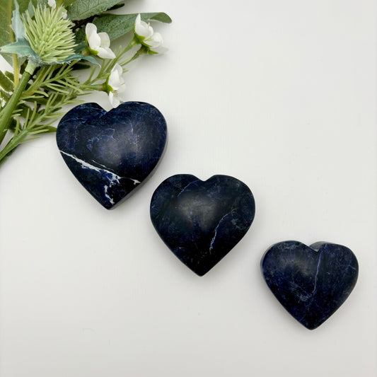 HQ Sodalite Hearts