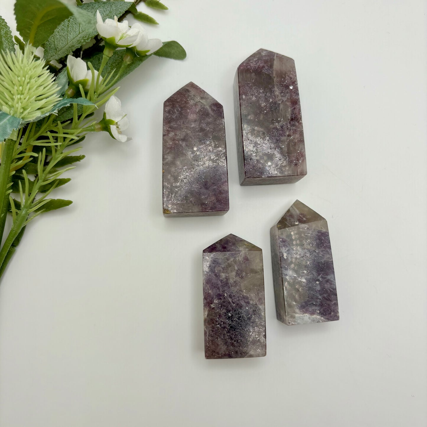 Small Lepidolite Towers