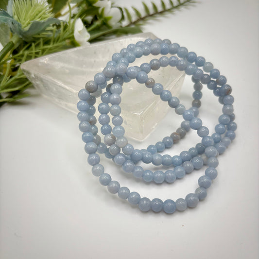 Angelite Bracelets (6mm)