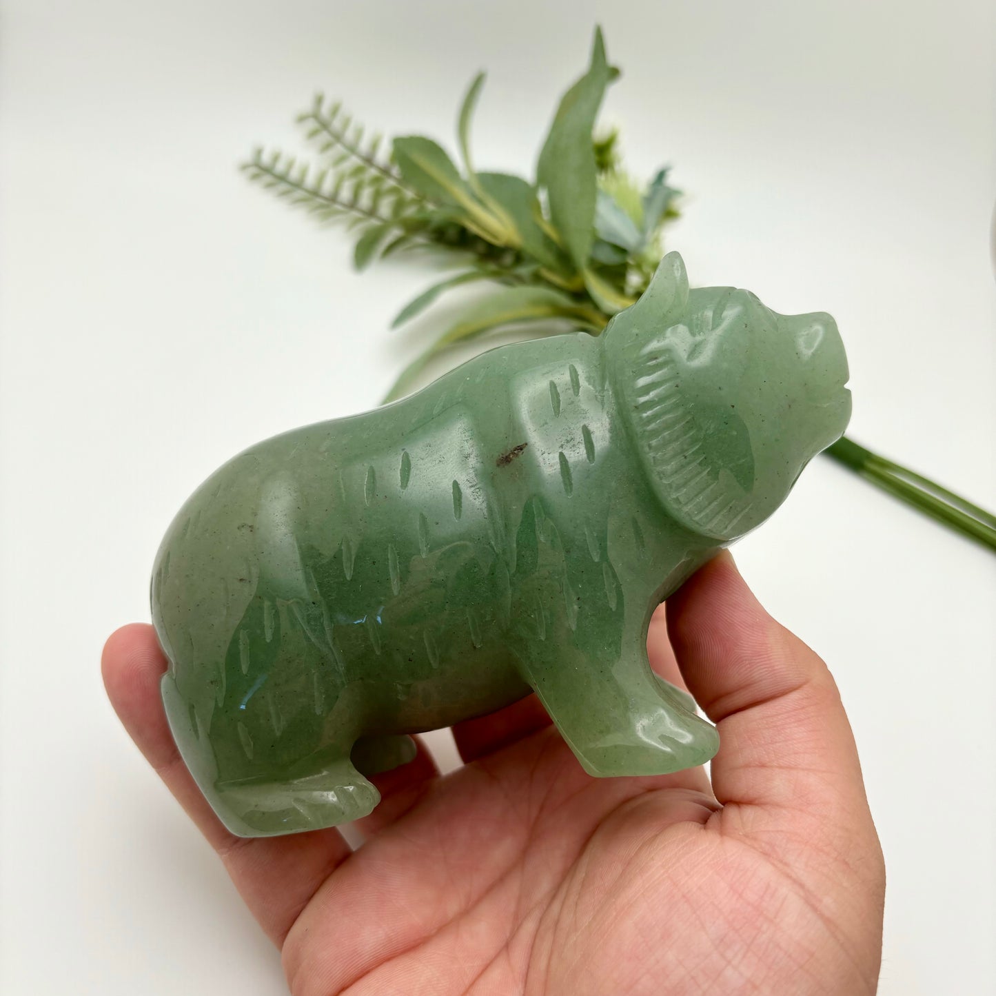 Green Aventurine Bear