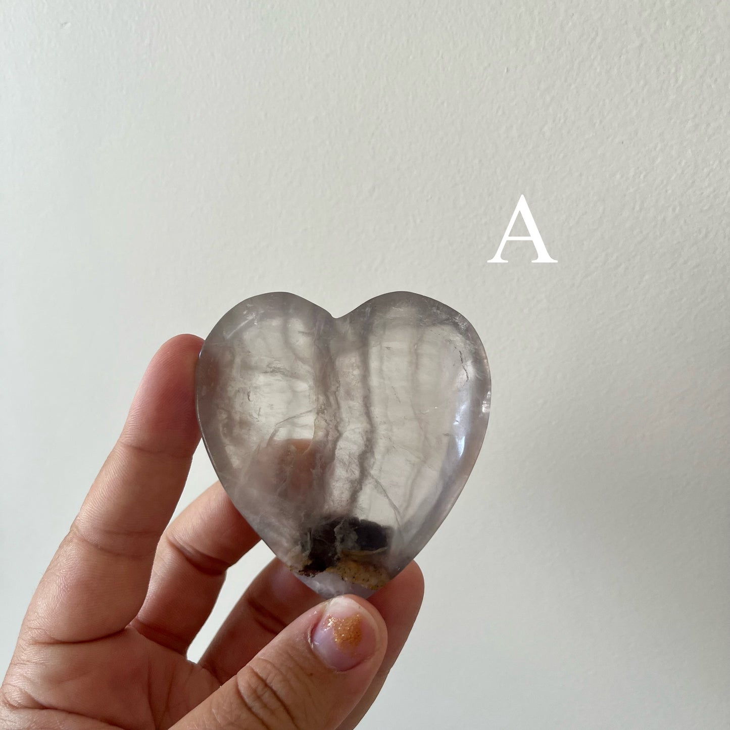 Webbed Fluorite Heart Bowls