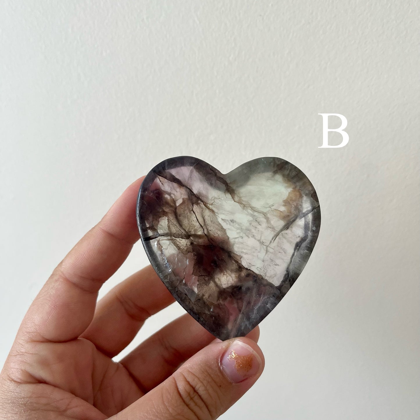 Webbed Fluorite Heart Bowls