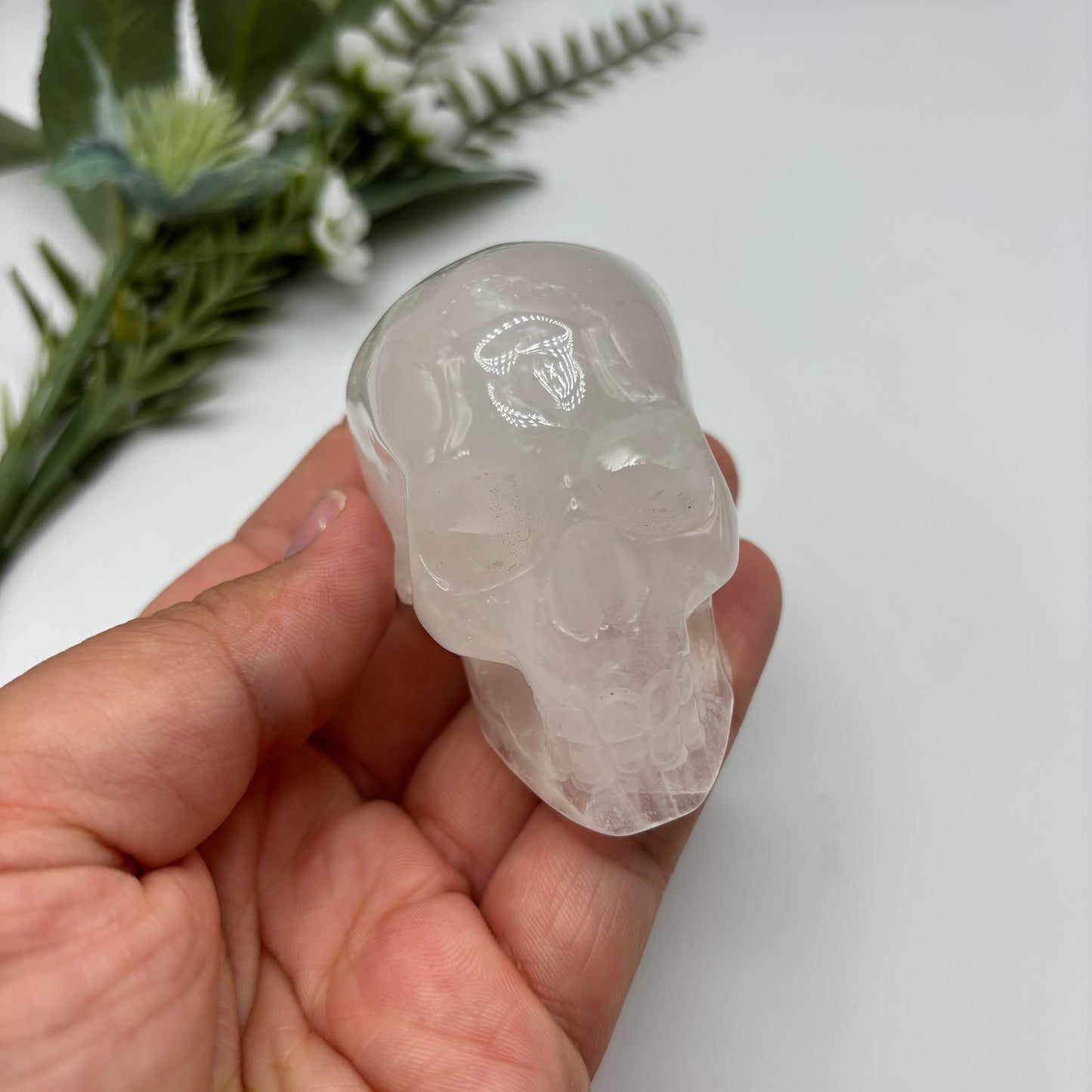 Clear Quartz Skull