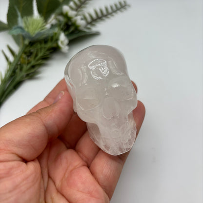 Clear Quartz Skull