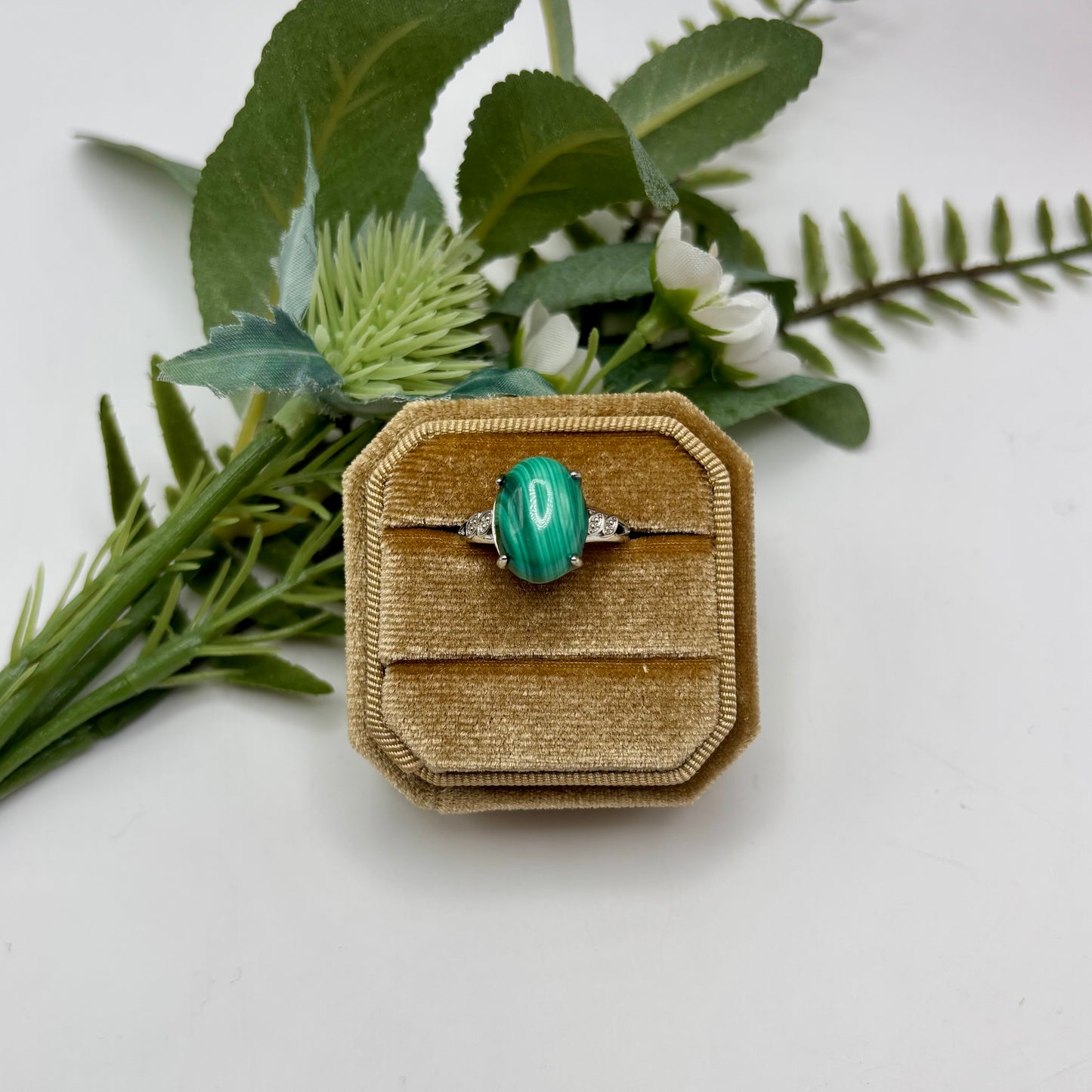 Malachite Rings