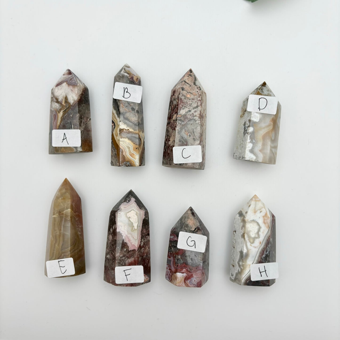 Mexican Crazy Lace Agate Towers