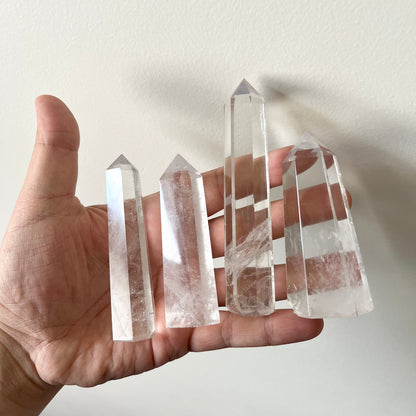 High Quality Clear Quartz Towers