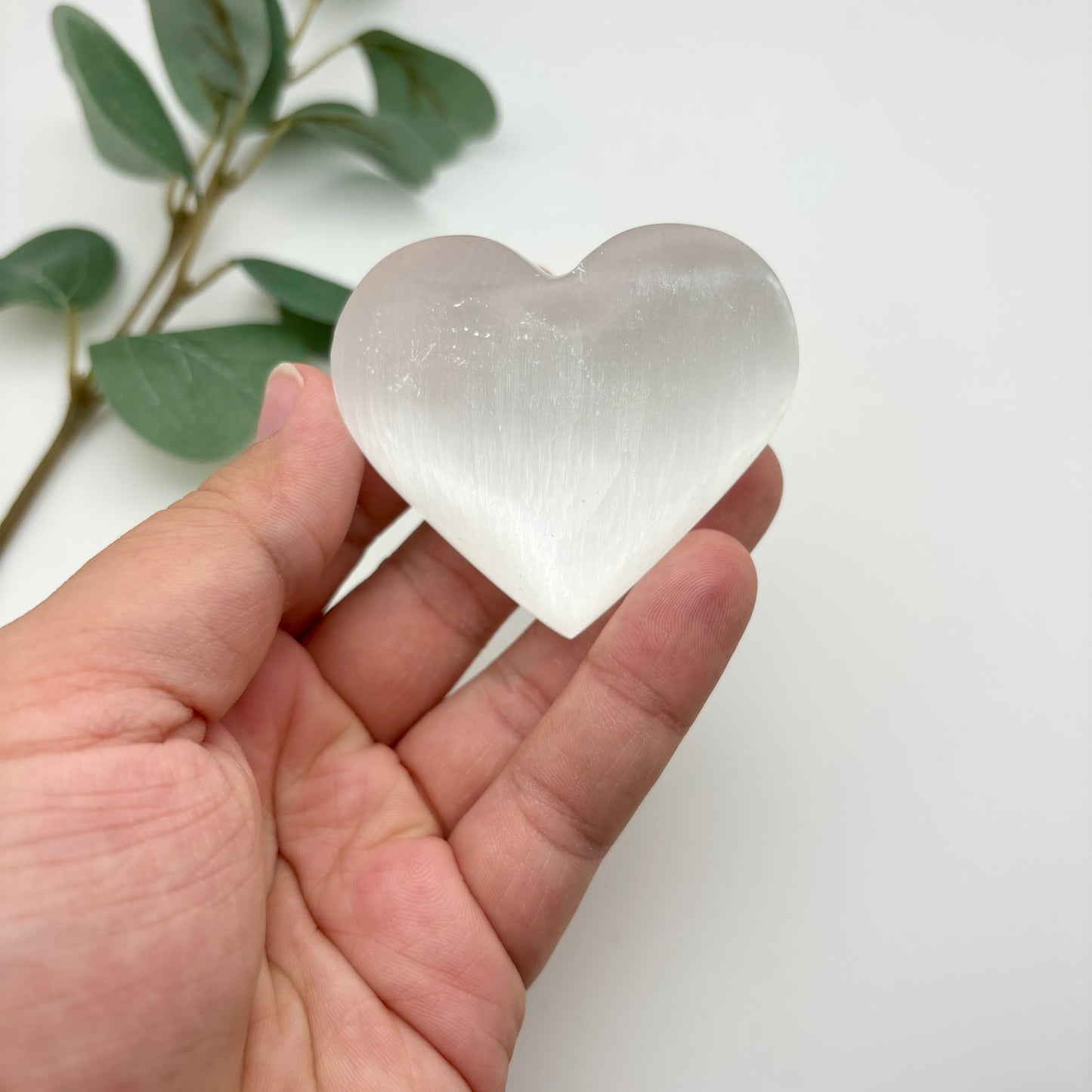 Selenite Hearts