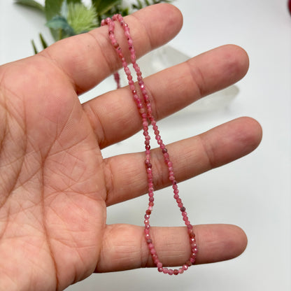 Faceted Rhodochrosite Necklace