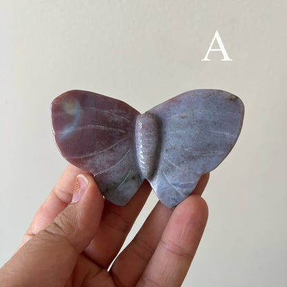 Purple Sea Jasper Butterflies