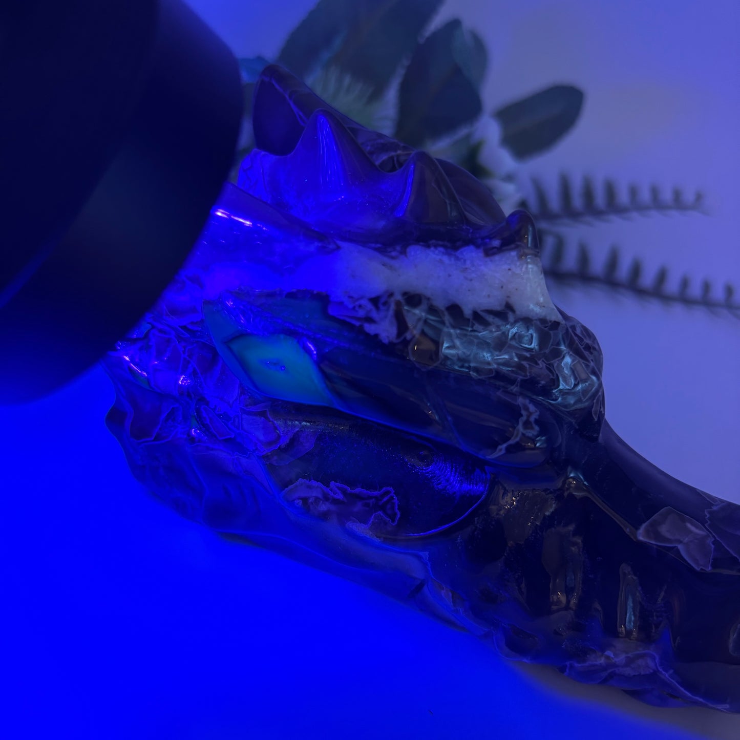 Volcanic Agate Dragon Head