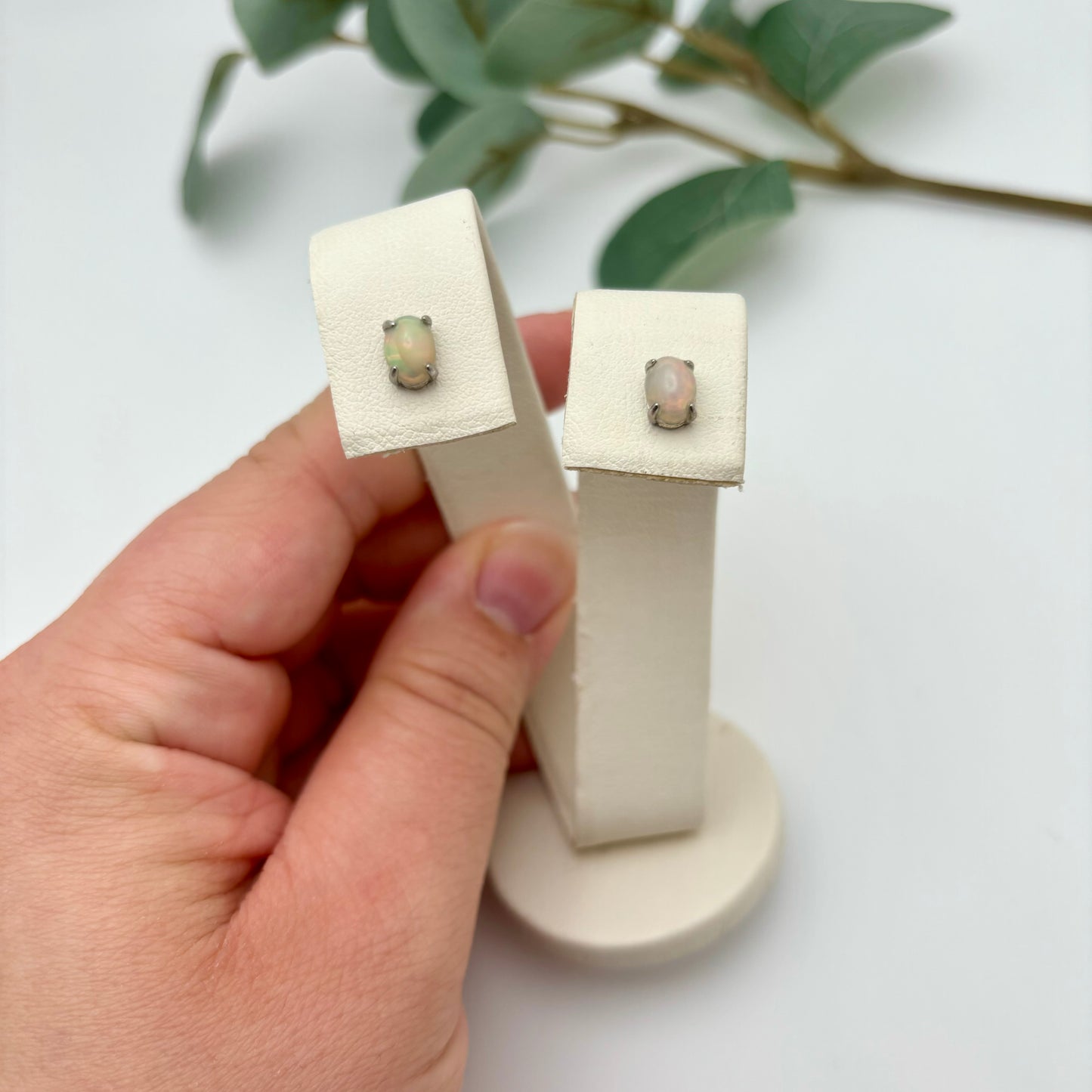 Ethiopian Opal Earrings