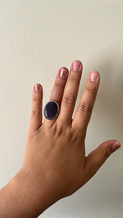 Lepidolite Ring
