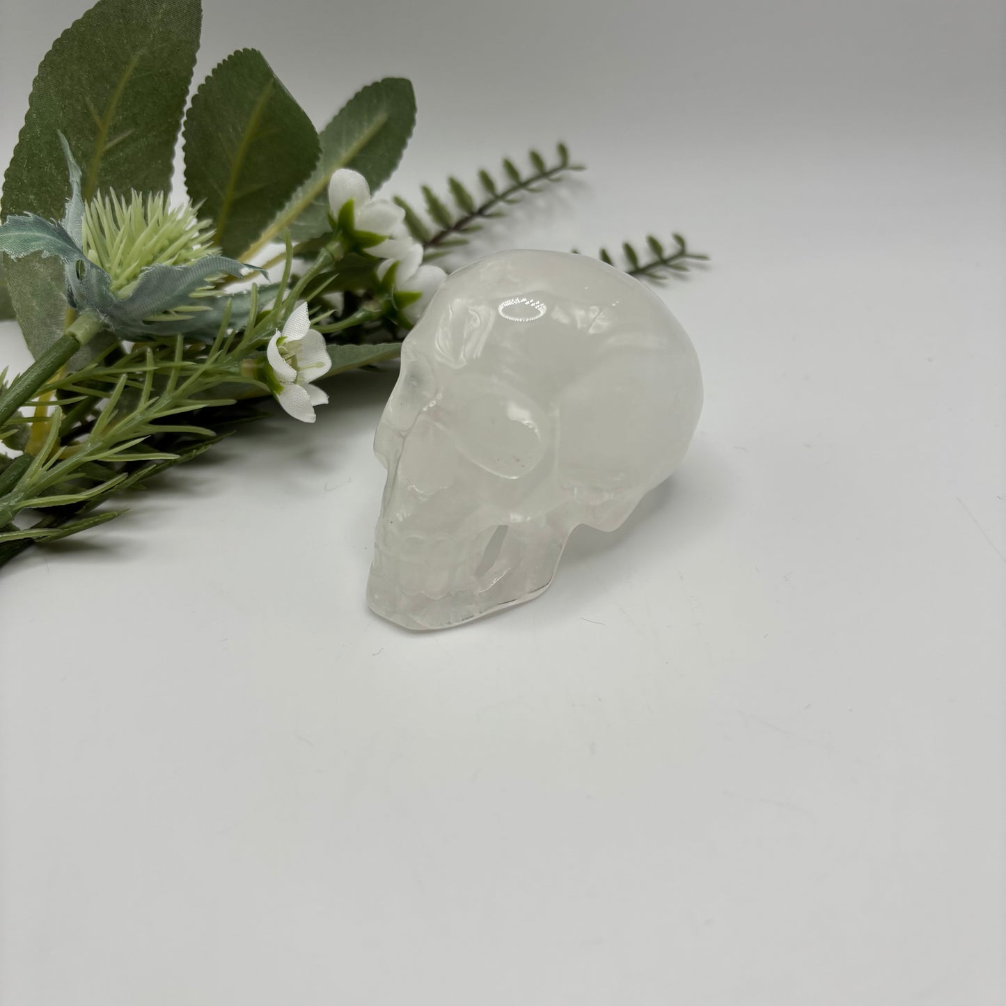 Clear Quartz Skull
