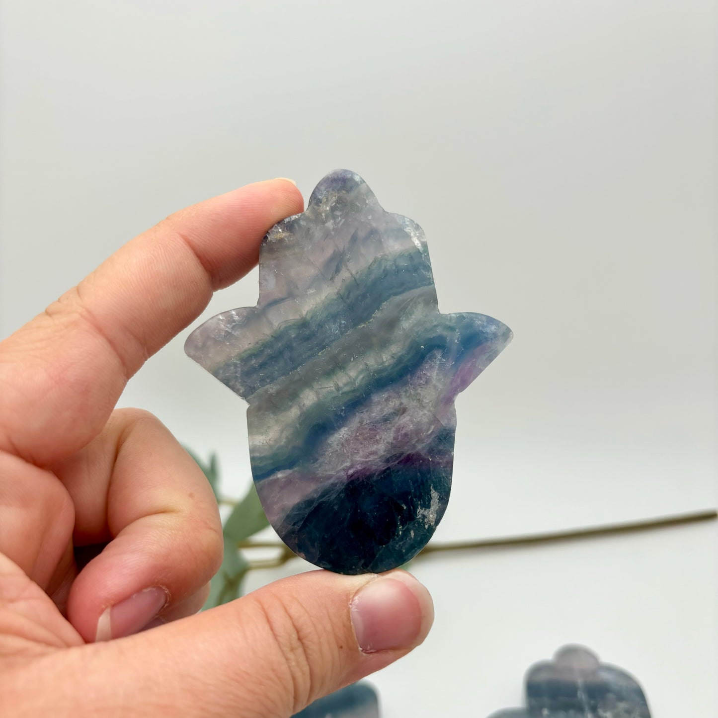 Fluorite Hamsas