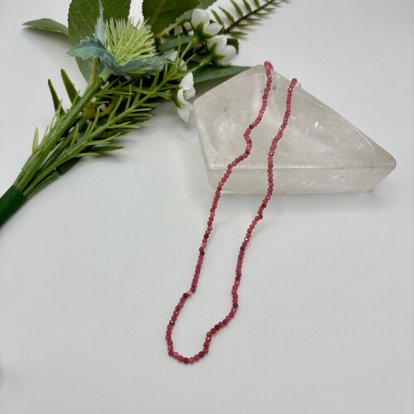 Faceted Rhodochrosite Necklace