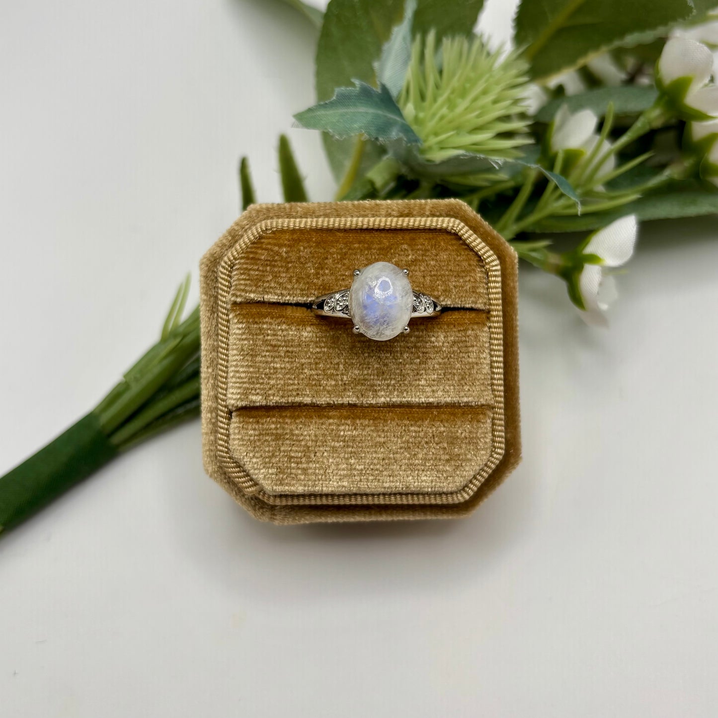 HQ Moonstone Ornamental Ring