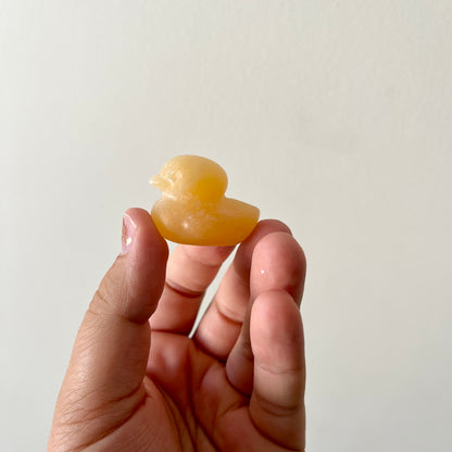 Orange Calcite Duckies