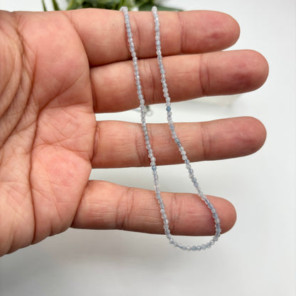 Faceted Aquamarine Necklace