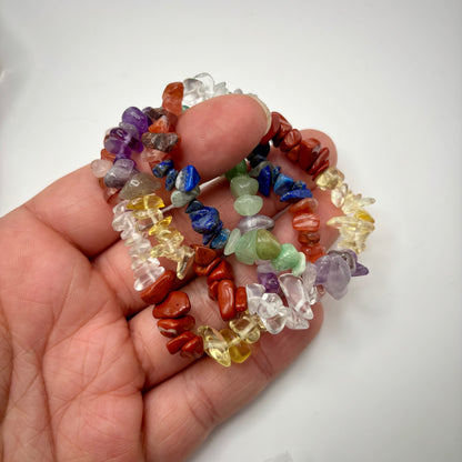 Chakra Chip Bracelets
