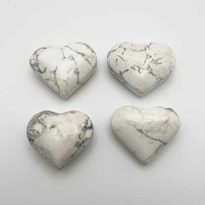 Howlite Heart