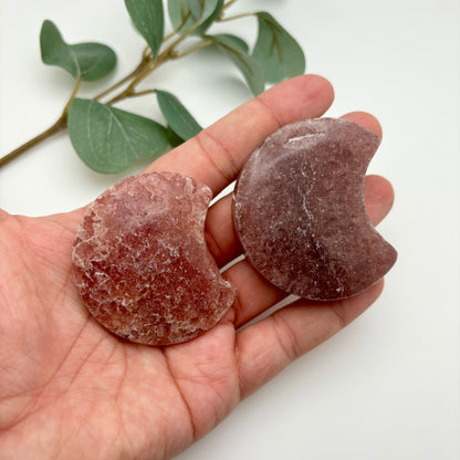 Strawberry Quartz Moons