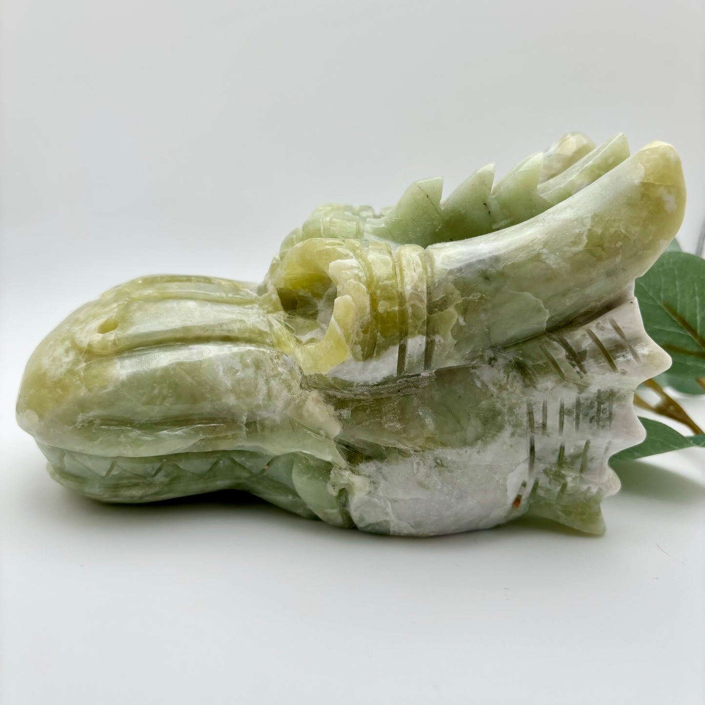 XL Jade Dragon Head