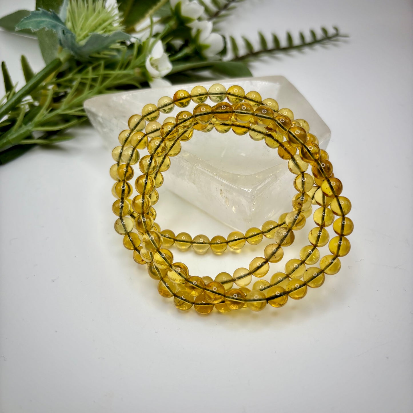 Dominican Blue Amber Bracelets