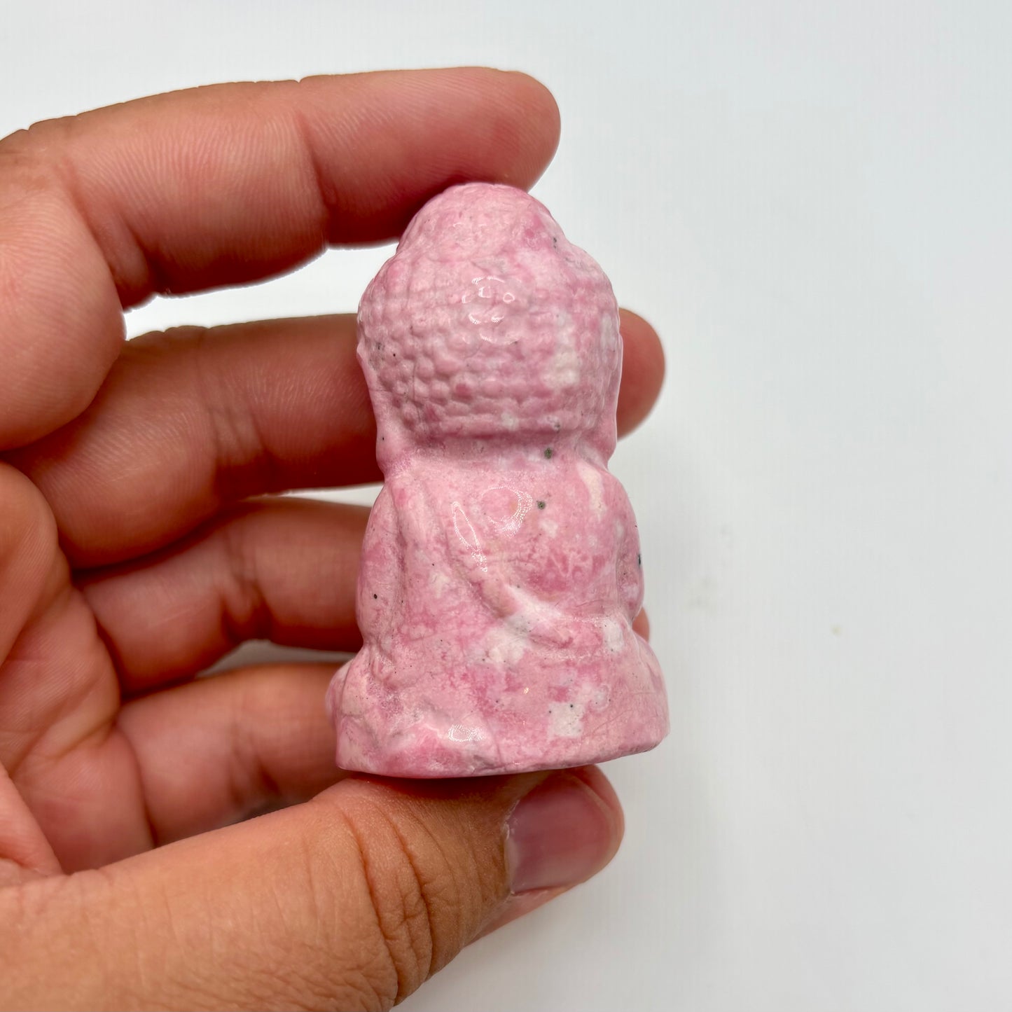 Peruvian Rhodonite Buddhas