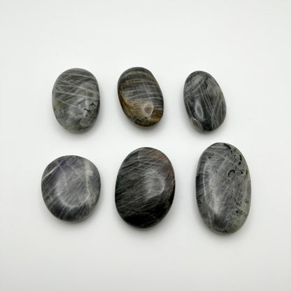 Purple Labradorite Palm Stones