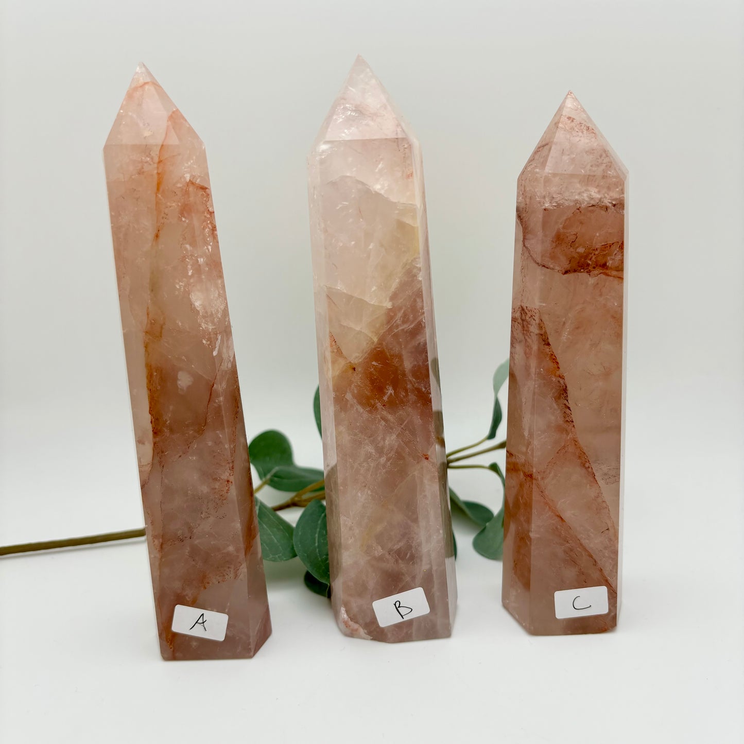 Large Fire Quartz Towers