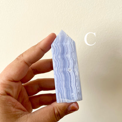 Blue Lace Agate Towers