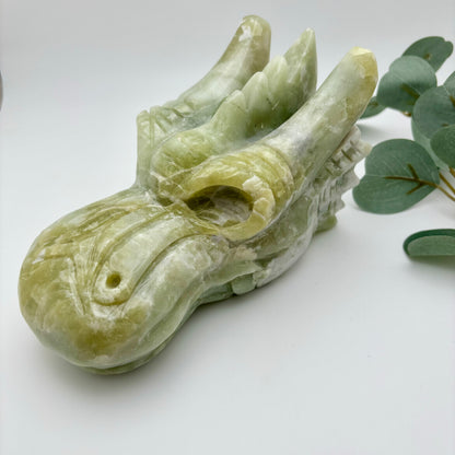 XL Jade Dragon Head