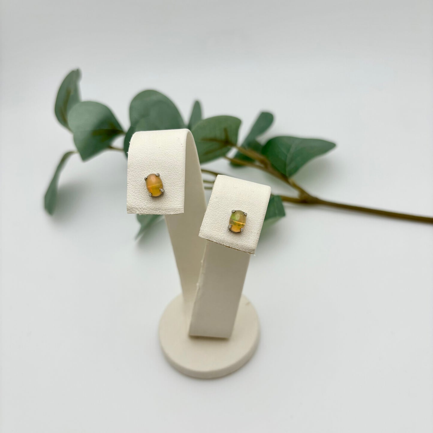 Ethiopian Opal Earrings