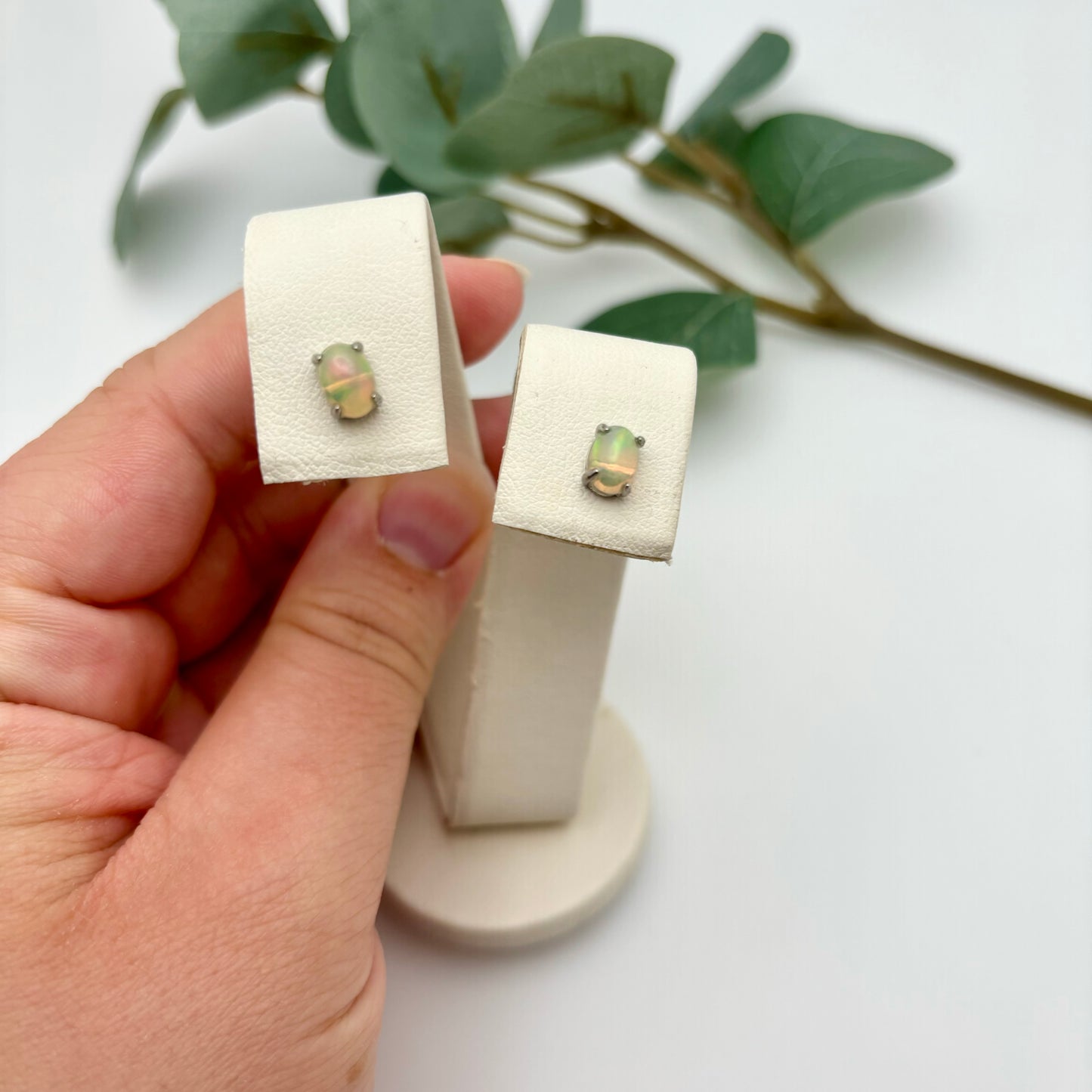 Ethiopian Opal Earrings