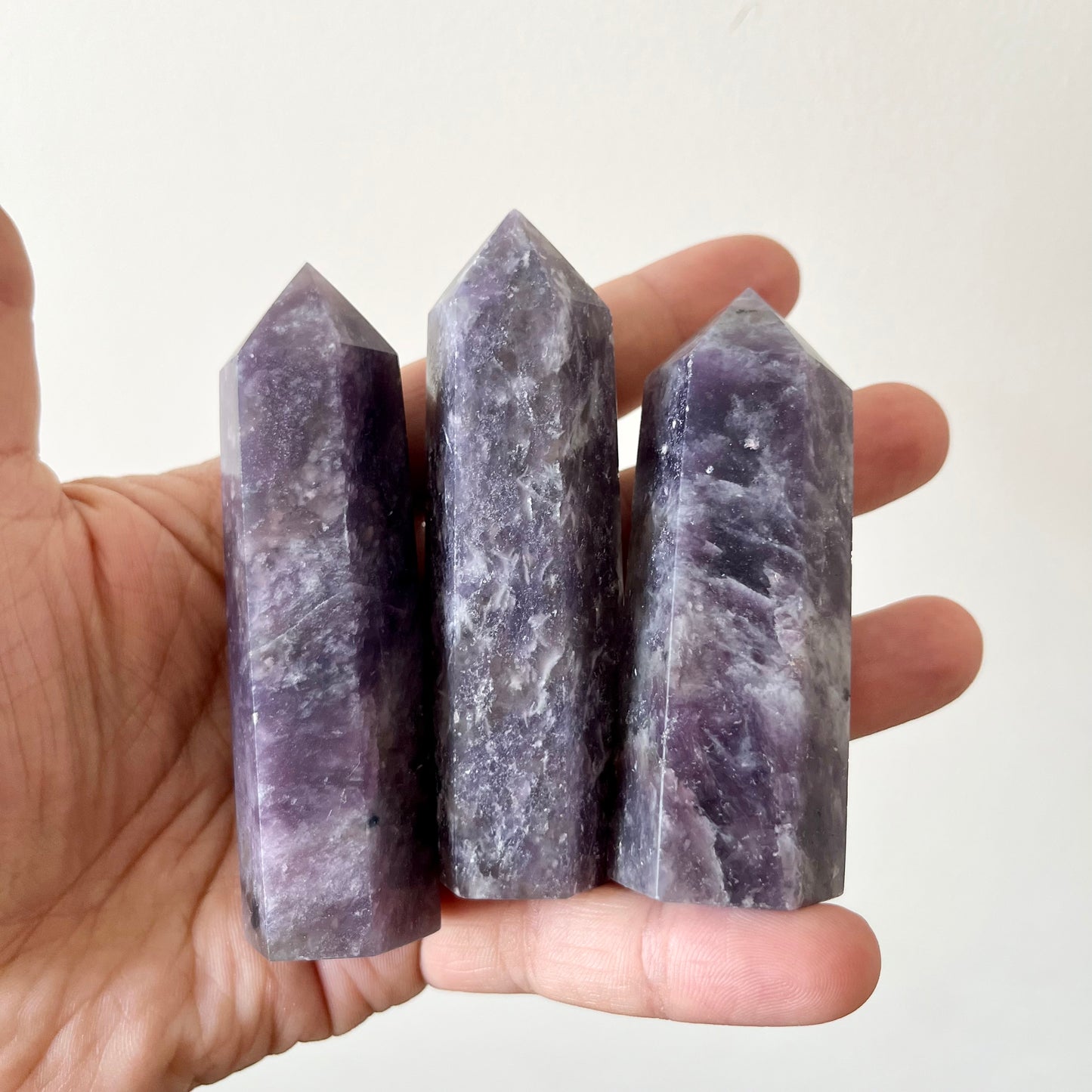 Light Lepidolite Towers