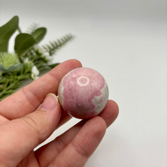 Peruvian Rhodonite Spheres