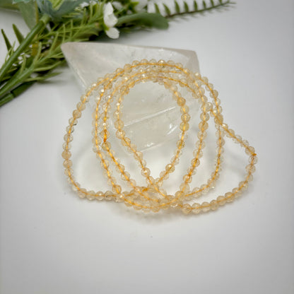 Faceted Citrine Bracelets