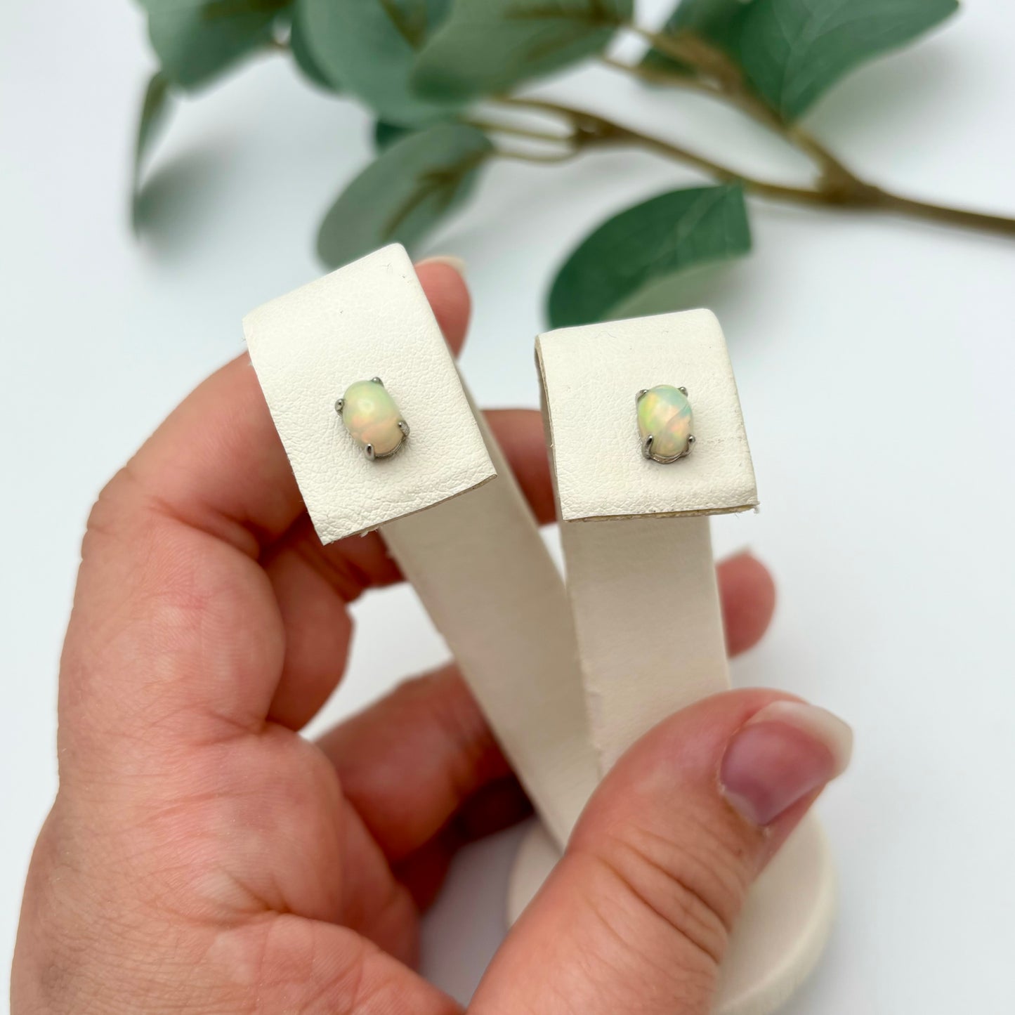 Ethiopian Opal Earrings