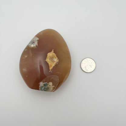 Orange Flower Agate Freeform