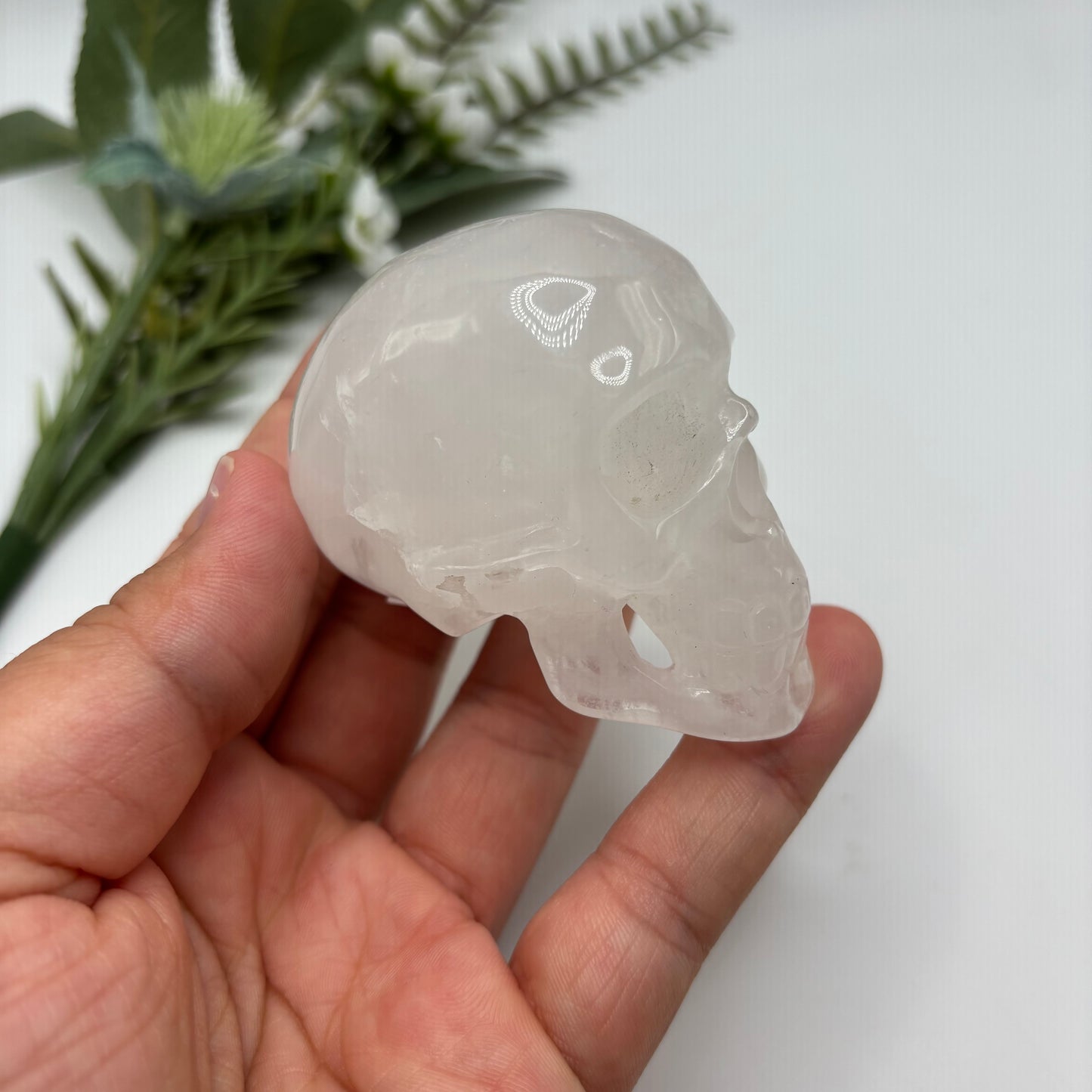 Clear Quartz Skull