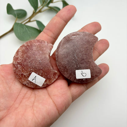 Strawberry Quartz Moons