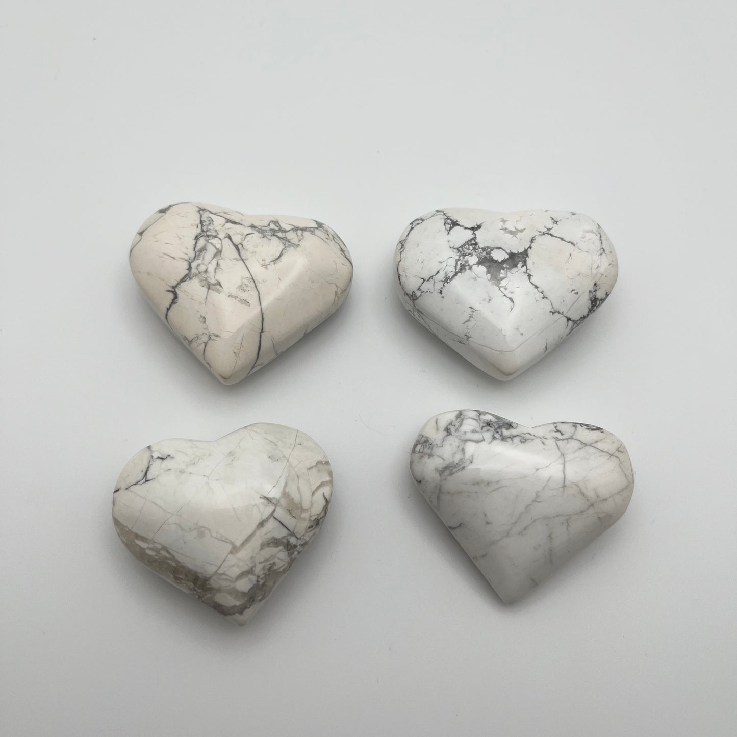 Howlite Heart