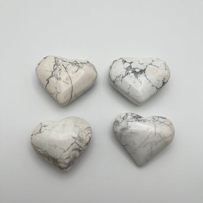 Howlite Heart