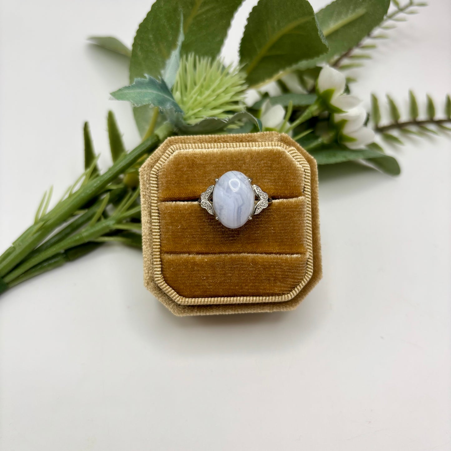 Blue Lace Agate Rings