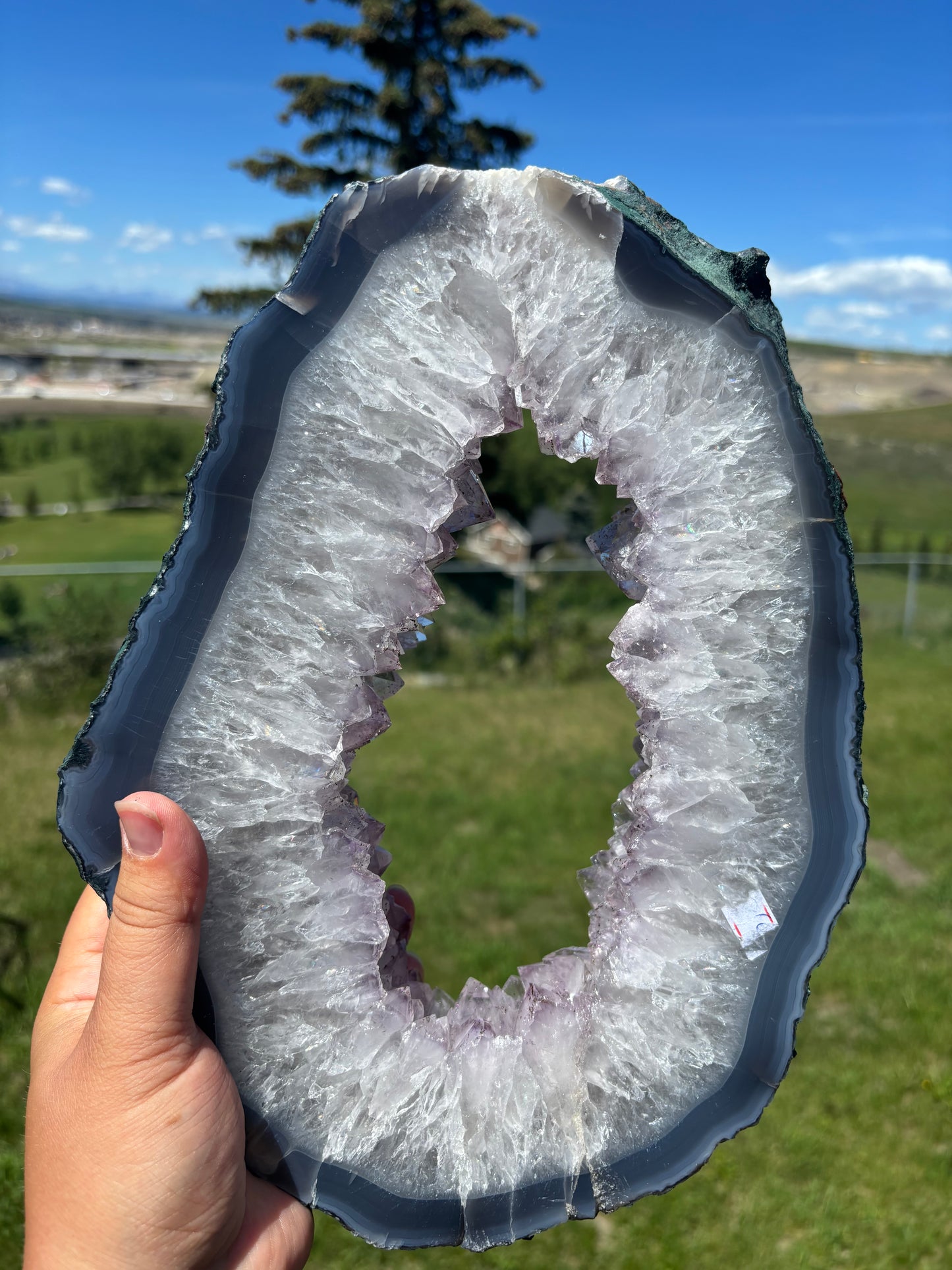XL Amethyst Portal on Stand (B)