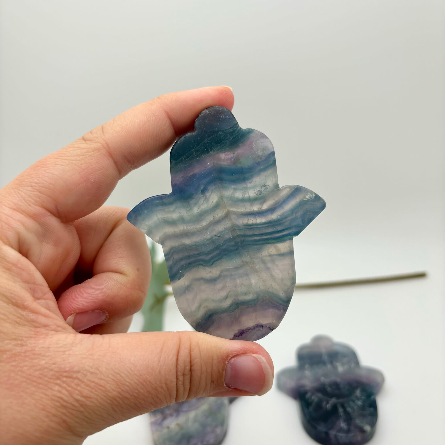 Fluorite Hamsas
