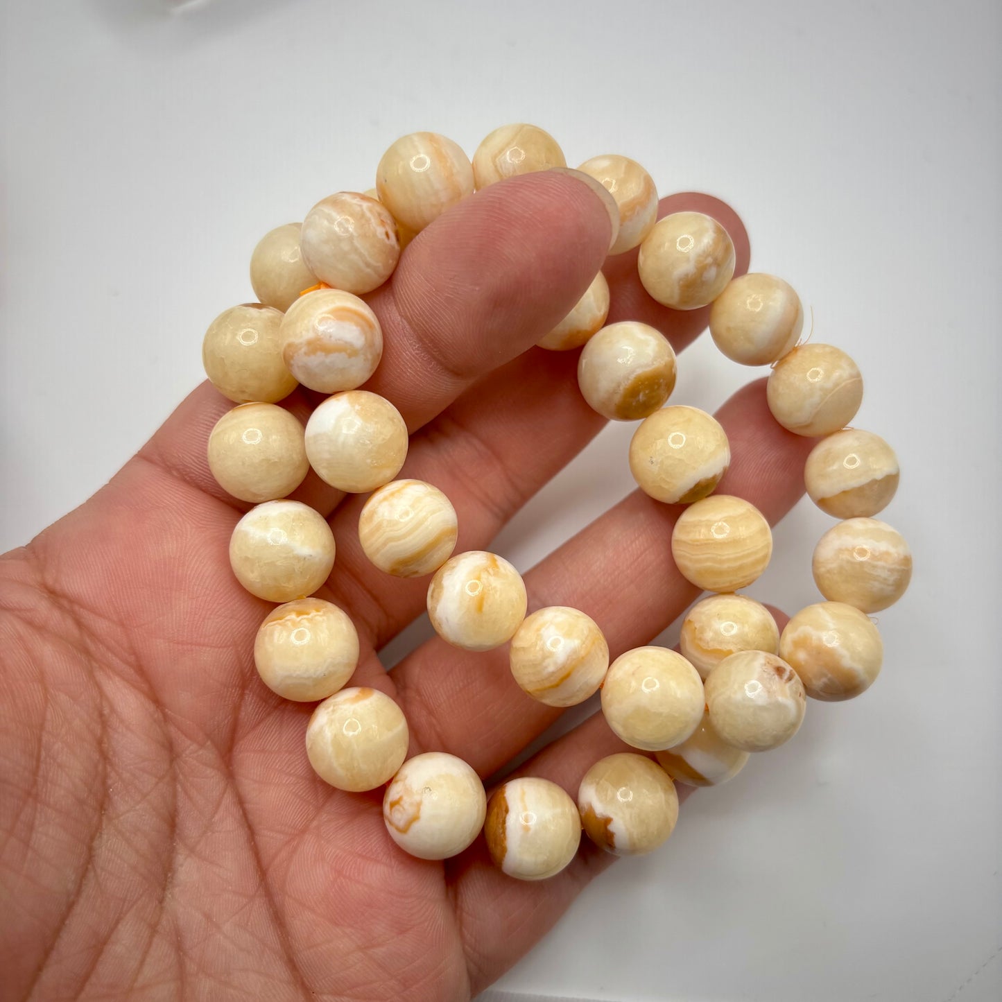 Orange Calcite Bracelets